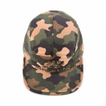 gorra de beisbol de 5 paneles de algodon con Flat Embroidery y Rhinestone - View 6