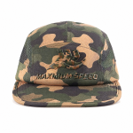 gorra de beisbol de 5 paneles de algodon con Flat Embroidery y Rhinestone - View 2