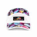 cappellino da baseball a 5 pannelli in cotone con grafica stampata - View 2