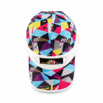 cappellino da baseball a 5 pannelli in cotone con grafica stampata - View 7