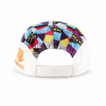 cappellino da baseball a 5 pannelli in cotone con grafica stampata - View 4