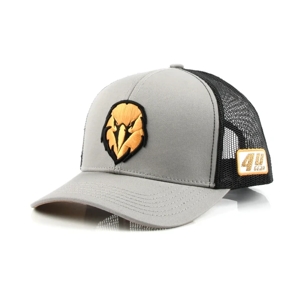 6片網帽3d绣織嘜章訂製款 - Premium OEM headwear detail