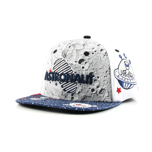 街头风6页顶大头帽平绣3d绣定制款 - Premium OEM headwear detail
