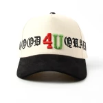 5片棒球帽3d绣。锁链绣3D绣定制款 - View 6
