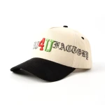 5片棒球帽3d绣。锁链绣3D绣定制款 - View 3