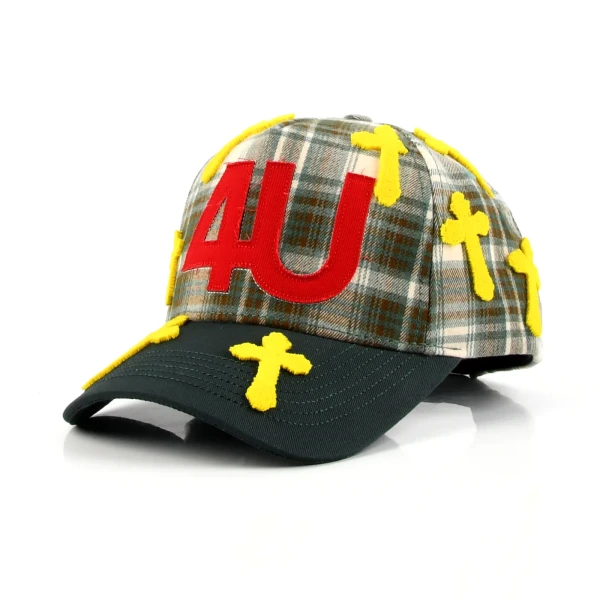 5片棒球帽立体绣牙刷绣定制款 - Premium OEM headwear detail