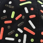 街头风5片棒球帽平绣3d绣定制款 - View 4