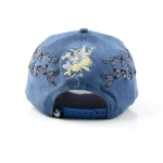 Double-Sided Suede 5패널 베이스볼 캡 아플리케 자수 / Flat Embroidery 디테일 - View 5