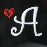 Streetwear 5패널 베이스볼 캡 Flat Embroidery / Rhinestone 디테일 - View 2