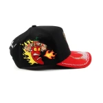 Streetwear 5-Panel Baseball Cap with Flat Embroidery and Rhinestone - View 5