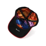 Streetwear 5-Panel Baseball Cap with Flat Embroidery and Rhinestone - View 7