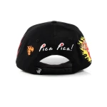 Streetwear 5-Panel Baseball Cap with Flat Embroidery and Rhinestone - View 4