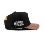 Double-Sided Suede 5패널 베이스볼 캡 가죽 패치 / Flat Embroidery 디테일 - View 5