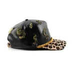 Streetwear 5-Panel Baseball Cap with Flat Embroidery and 3D Embroidery - View 5