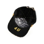 Streetwear 5-Panel Baseball Cap with Flat Embroidery and 3D Embroidery - View 7