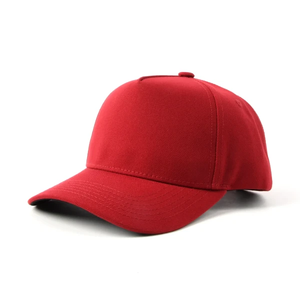 5-Panel Baseball Cap aus Funktionsgewebe - Premium OEM headwear detail