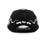 Streetwear 5-Panel Baseball Cap with Flat Embroidery and 3D Embroidery - View 4