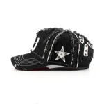 Streetwear 5-Panel Baseball Cap with 3D Embroidery and Applique Embroidery - View 3
