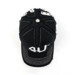 Streetwear 5-Panel Baseball Cap with 3D Embroidery and Applique Embroidery - View 11