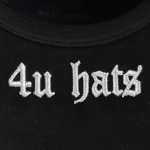 Streetwear 5-Panel Baseball Cap with Rhinestone and 3D Embroidery - View 5