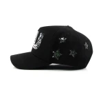 Streetwear 5-Panel Baseball Cap with Rhinestone and 3D Embroidery - View 7