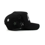 Streetwear 5-Panel Baseball Cap with Rhinestone and 3D Embroidery - View 9