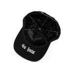 Streetwear 5-Panel Baseball Cap with Rhinestone and 3D Embroidery - View 11