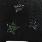 Streetwear 5-Panel Baseball Cap with Rhinestone and 3D Embroidery - View 3