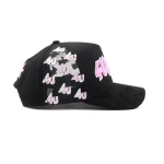 Streetwear 5-Panel Baseball Cap with Flat Embroidery and Rhinestone - View 5