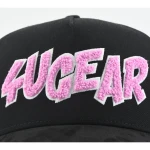 Streetwear 5-Panel Baseball Cap with Flat Embroidery and Rhinestone - View 7