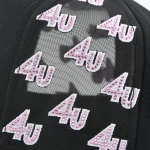 Streetwear 5-Panel Baseball Cap with Flat Embroidery and Rhinestone - View 8