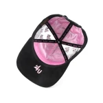 Streetwear 5-Panel Baseball Cap with Flat Embroidery and Rhinestone - View 11