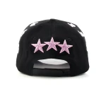 Streetwear 5-Panel Baseball Cap with Flat Embroidery and Rhinestone - View 4