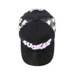 topi baseball 5 panel berbahan katun dengan bordir chenille dan bordir tepi - View 10
