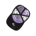 topi baseball 5 panel berbahan katun dengan bordir chenille dan bordir tepi - View 11