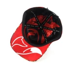 casquette baseball 5 panneaux en coton avec broderie de bordure et Flat Embroidery - View 12