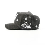 casquette baseball 5 panneaux en Corduroy avec broderie 3D et Flat Embroidery - View 6
