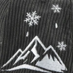 casquette baseball 5 panneaux en Corduroy avec broderie 3D et Flat Embroidery - View 3
