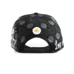 casquette baseball 5 panneaux en coton avec Flat Embroidery et Rhinestone - View 8
