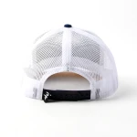 casquette trucker 6 panneaux en classique minimaliste avec plaque metallique et broderie 3D - View 4