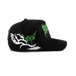 Streetwear 5-Panel Baseball Cap with 3D Embroidery - View 5