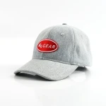 6-Panel Baseball Cap with 3D Embroidery - View 1