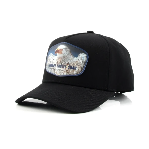 5片棒球帽膠章訂製款 - Premium OEM headwear detail