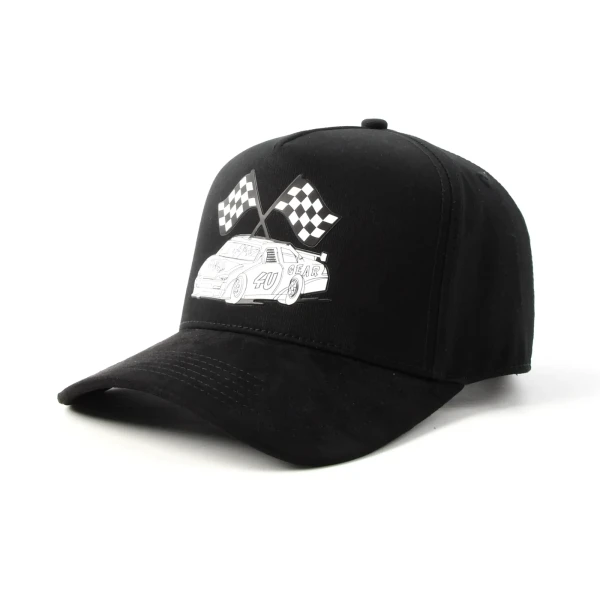 5片棒球帽压胶立体绣定制款 - Premium OEM headwear detail