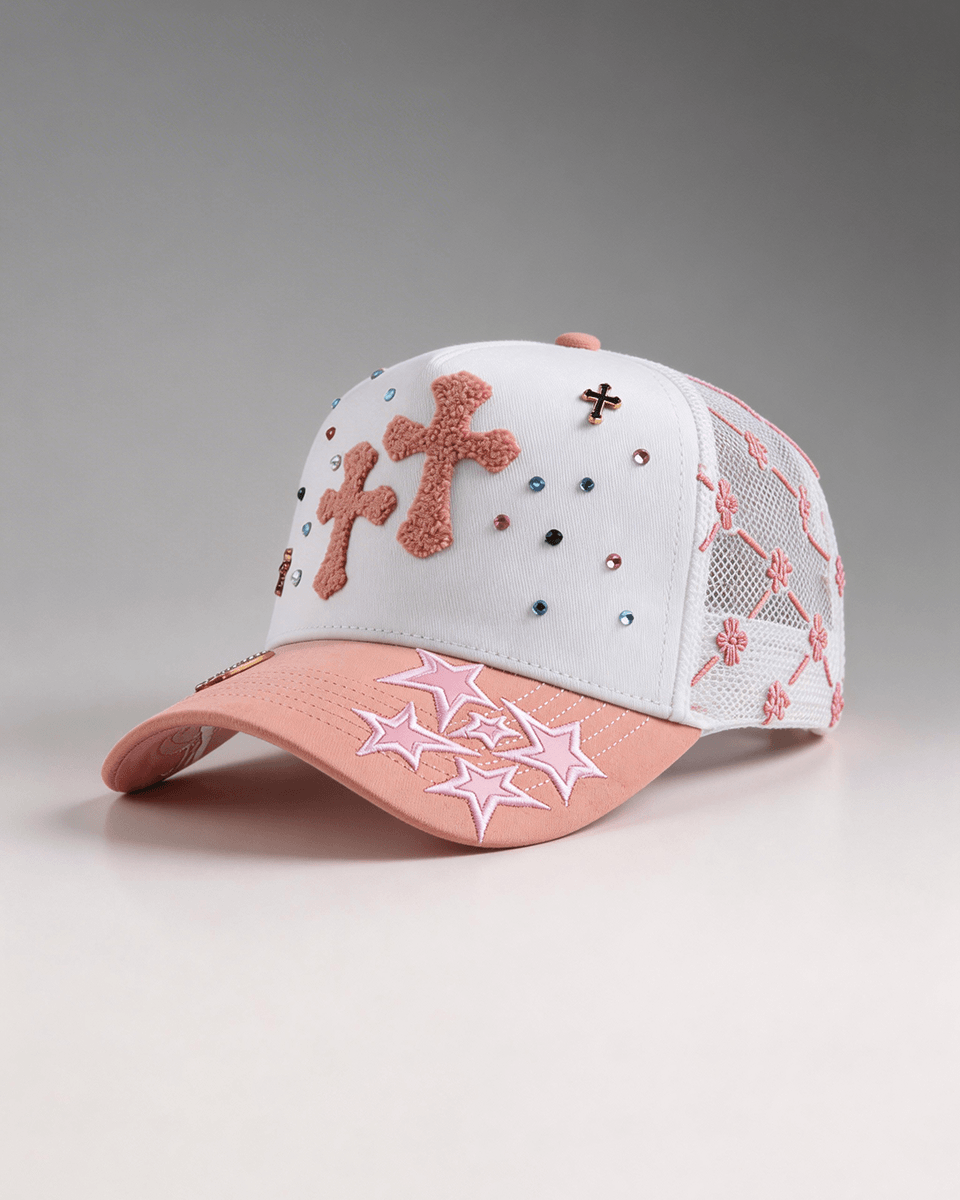 Premium headwear product showcase