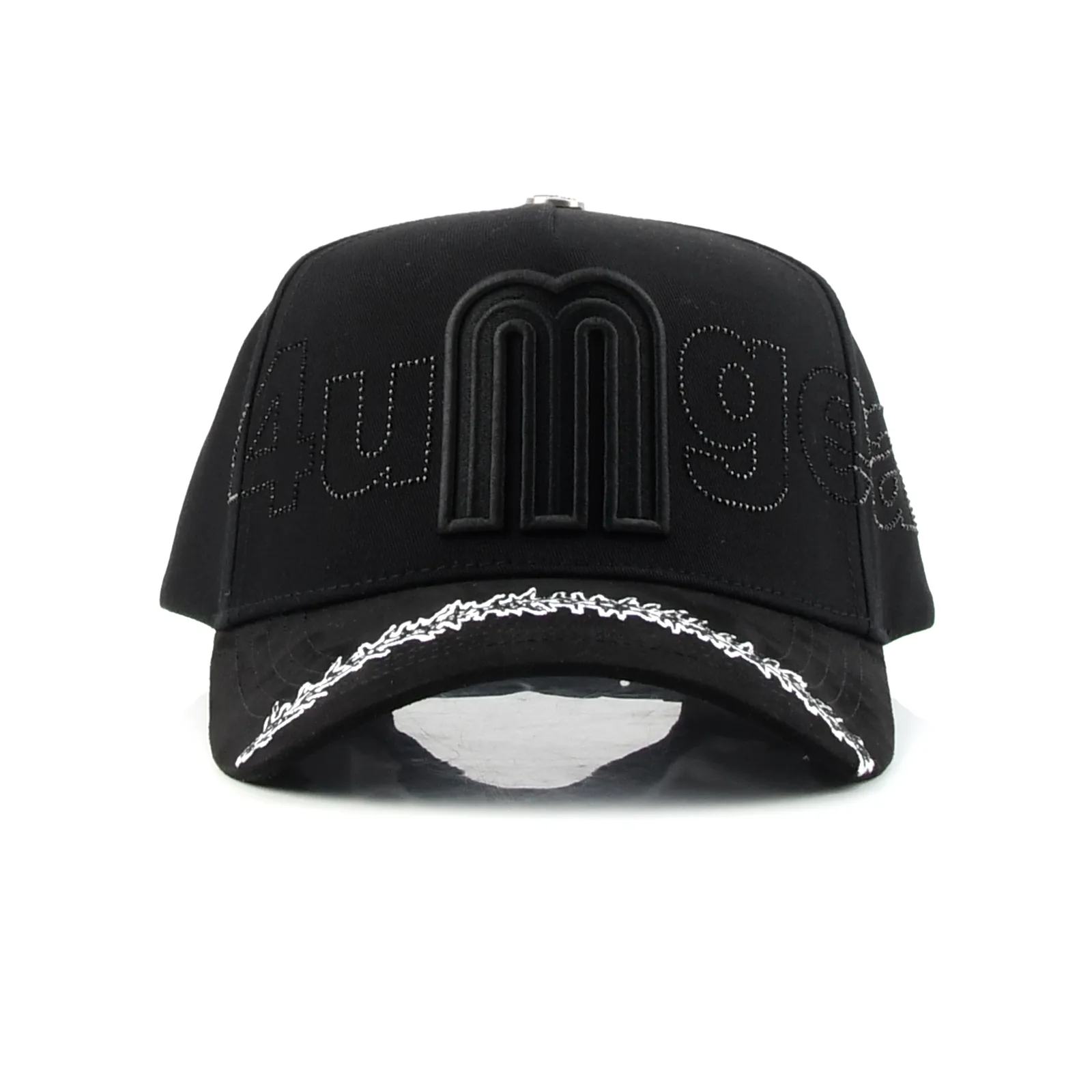 Streetwear 5-Panel Baseball Cap with Flat Embroidery and 3D Embroidery