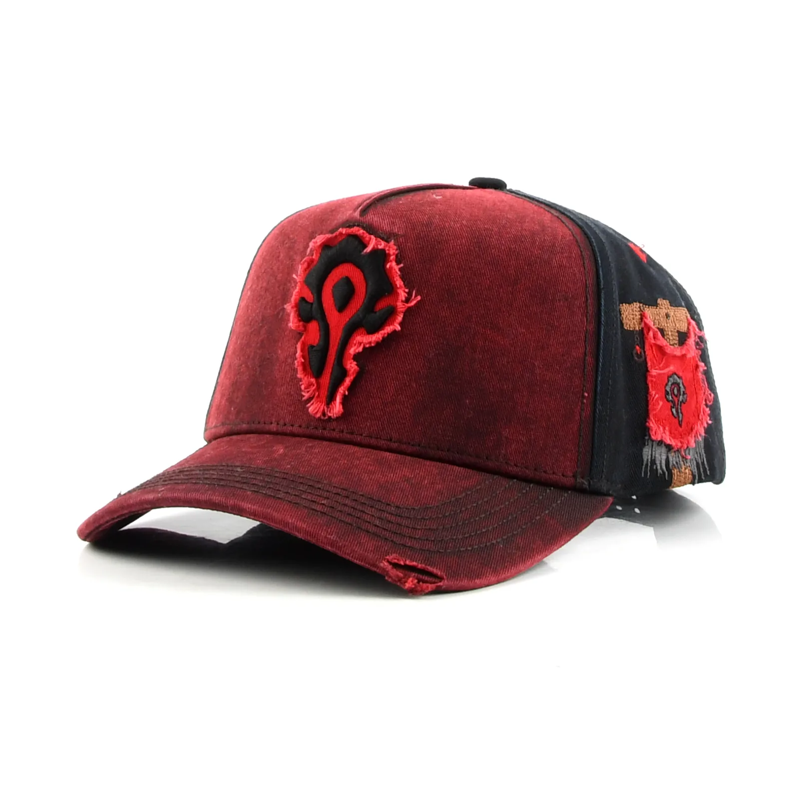Streetwear 5-Panel Baseball Cap with Flat Embroidery and 3D Embroidery